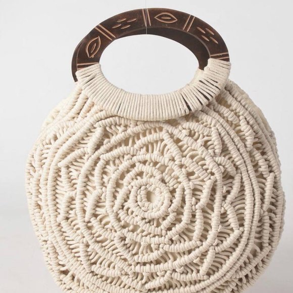Macrame Roundie handbag - Picture 5 of 5